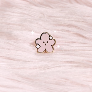 Cute and Small Pastel Pink Sakura Cherry Blossom Filler/Mini Enamel Pin