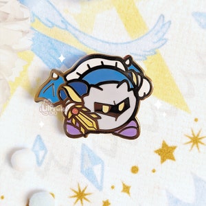 Pupupu Meta Knight Poyo Hard Enamel Pin
