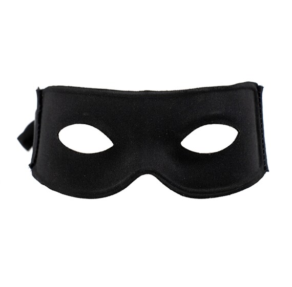 Black Bandit Burglar or Domino Carnival Mask Etsy