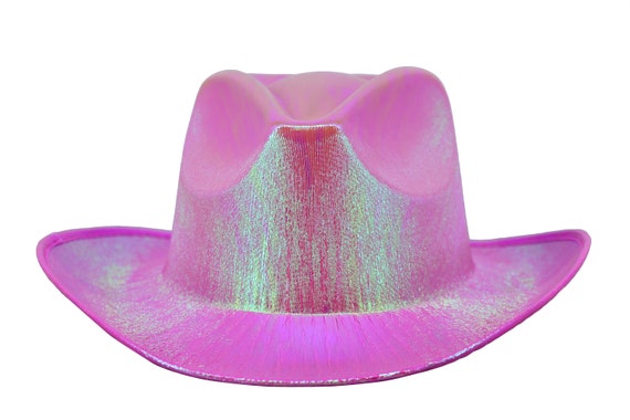 Space Cowboy Holographic Rave Hat 