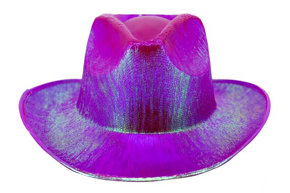Space Cowboy Holographic Rave Hat 