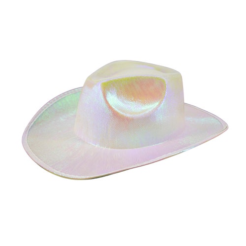 Space Cowboy Holographic Rave Hat 