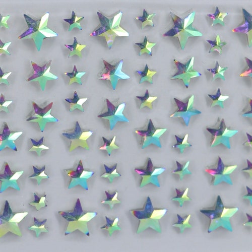 Face Gems Jewels / Face Rhinestone Moon Star Heart/festival Etsy