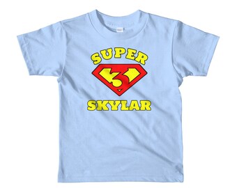 superman t shirt for 3 year old
