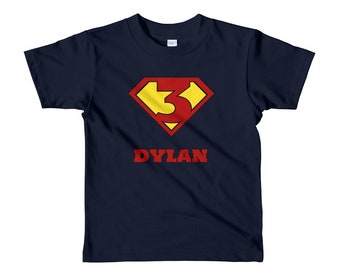 superman t shirt for 3 year old