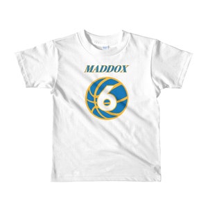 6 Year Old Birthday Golden State Warriors Style Short Sleeve Tee-NBA Birthday Shirt