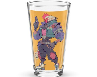 Captain Cluck pint glass - NotMoz