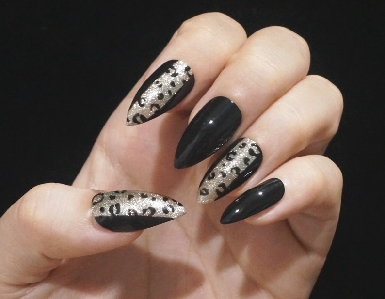 Fashion Nail Art Design Custom Made Press On Fake Nails Etsy