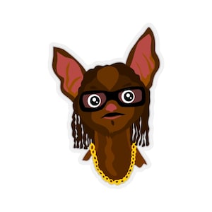 Inspired by Snoop Dogg . For music lovers. Kiss-Cut Stickers