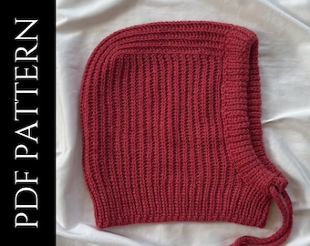 PDF File for Crochet Pattern (English), Kelly Hood, Pictures and Video Tutorials Included, Crochet Hood Pattern