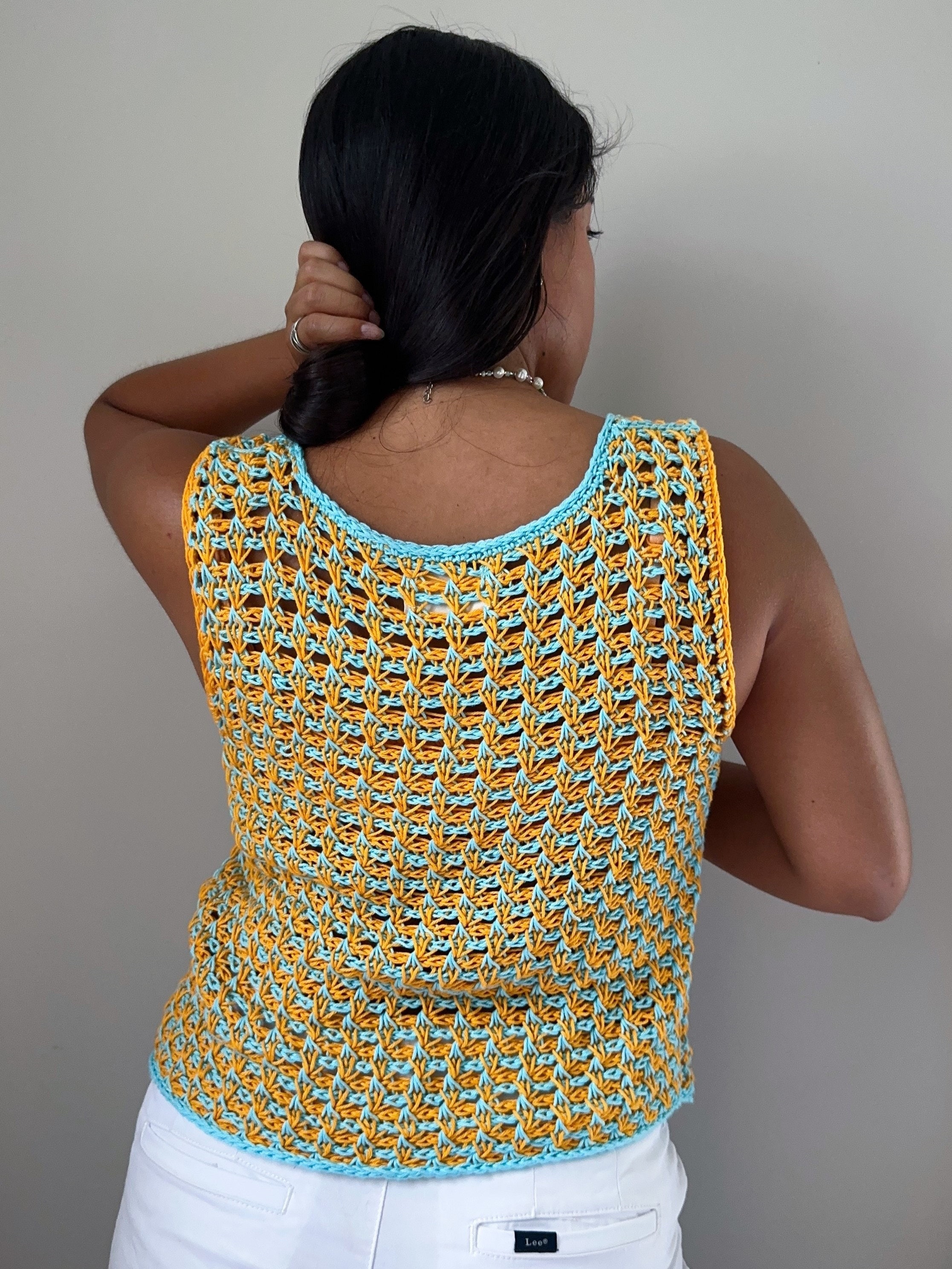 PDF File for Tunisian Crochet Pattern (english), Nexus Top