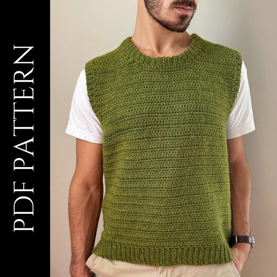PDF File for Crochet Pattern (english), Torino Vest