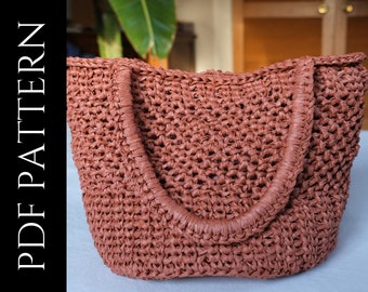 PDF File for Crochet Pattern (English), Alba Purse, Pictures and Video Tutorials Included, Crochet Bag Pattern, Crochet Purse Pattern