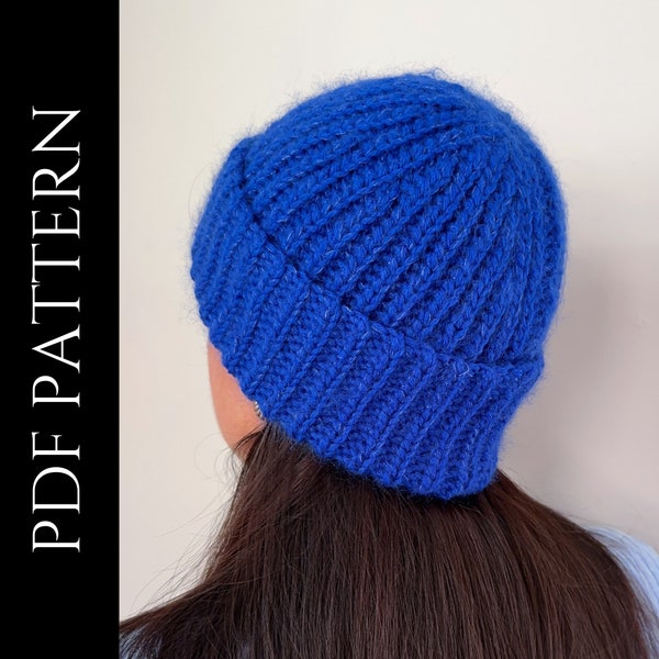 PDF File for Crochet Pattern (English), Clover Beanie, Pictures and Video Tutorials Included, Crochet Beanie Pattern, Crochet Hat Pattern