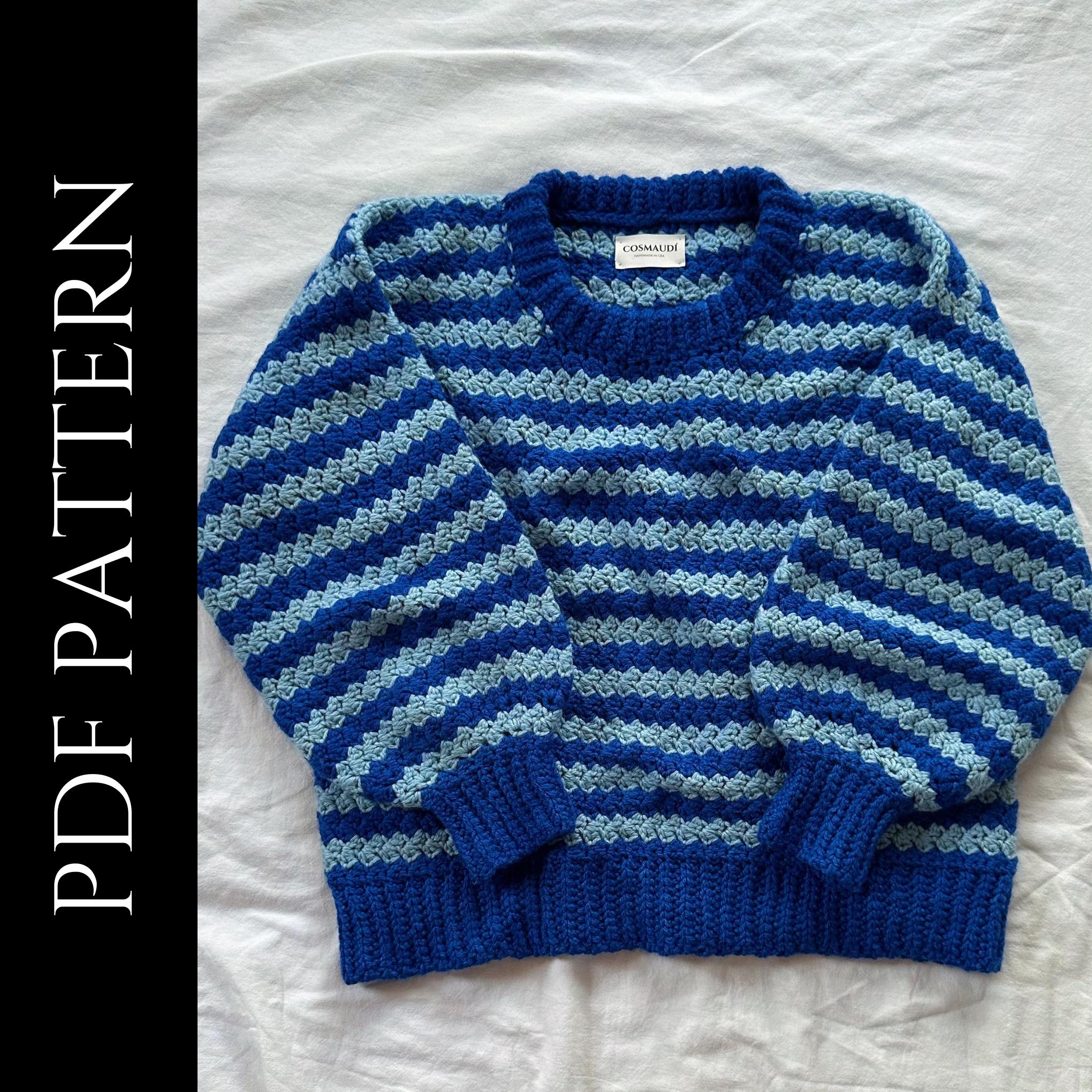 ★ ★ crochet striped sweater T22F1KTO075WT10A9 Kit Stripe Crochet Sweater – Z SUPPLY