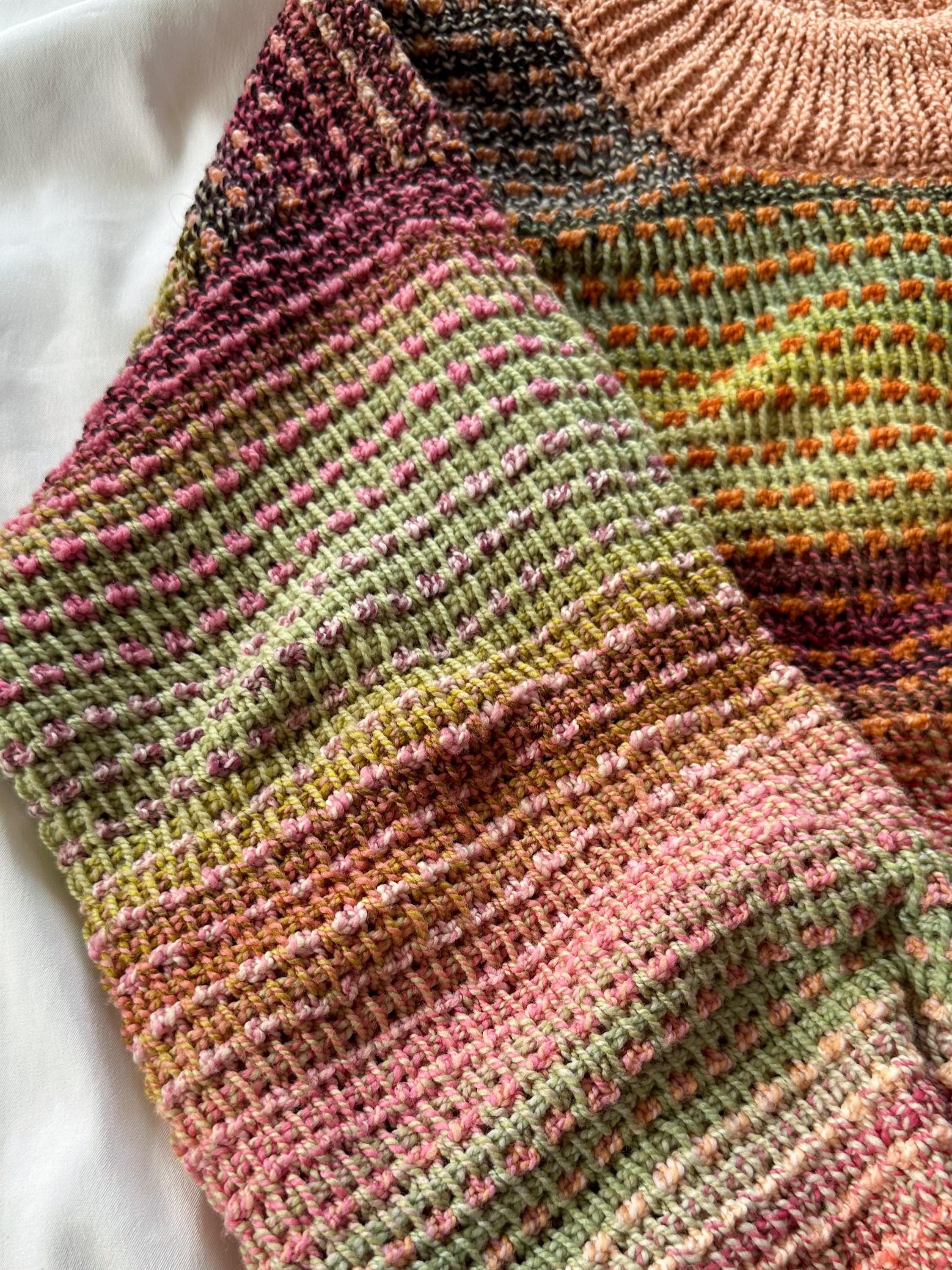 PDF File for Tunisian Crochet Pattern (english), Spritz Sweater