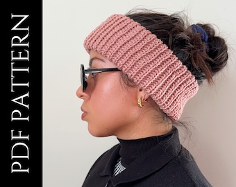 PDF File for Crochet Pattern (English), Alma Headband, Pictures and Video Tutorials Included, Crochet Headband Pattern