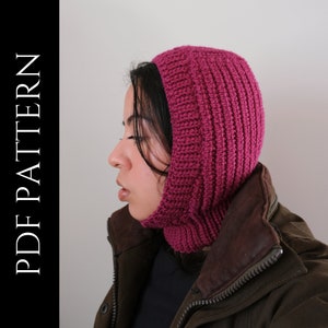 PDF File for Crochet Pattern (English), Maria Balaclava, Pictures Included, Crochet Balaclava Pattern, Crochet Hood Pattern