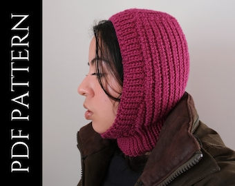PDF File for Crochet Pattern (English), Maria Balaclava, Pictures Included, Crochet Balaclava Pattern, Crochet Hood Pattern