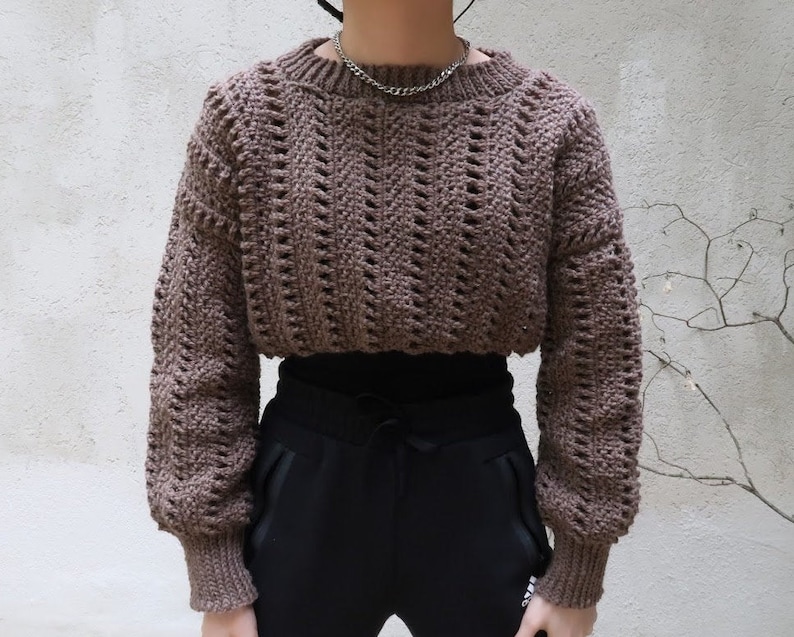 PDF File for Crochet Pattern english Katia Sweater - Etsy