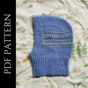 PDF File for Crochet Pattern (English), Hilda Balaclava, Pictures and Video Tutorials Included, Crochet Balaclava Pattern