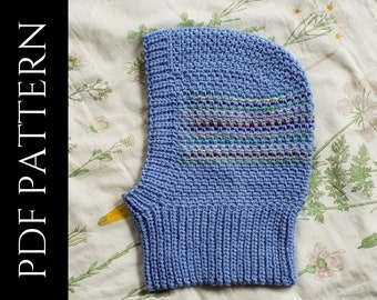 PDF File for Crochet Pattern (English), Hilda Balaclava, Pictures and Video Tutorials Included, Crochet Balaclava Pattern
