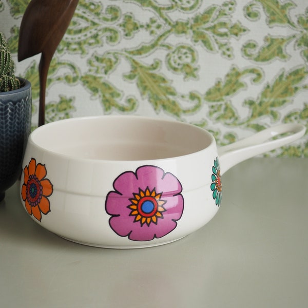 Villeroy & Boch * pan * Acapulco * Septfontaines *floral * funcky *70s * perfect vintage condition