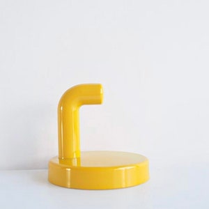 HEWI * coat hook * memphis * made in Germany * 80s * yellow * perfect vintage condition