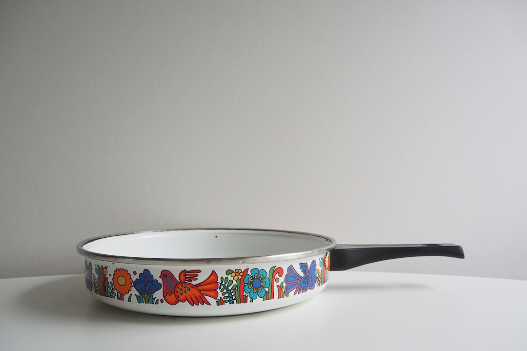 Villeroy & Boch Pan With Handle Acapulco Floral 70s Good Vintage