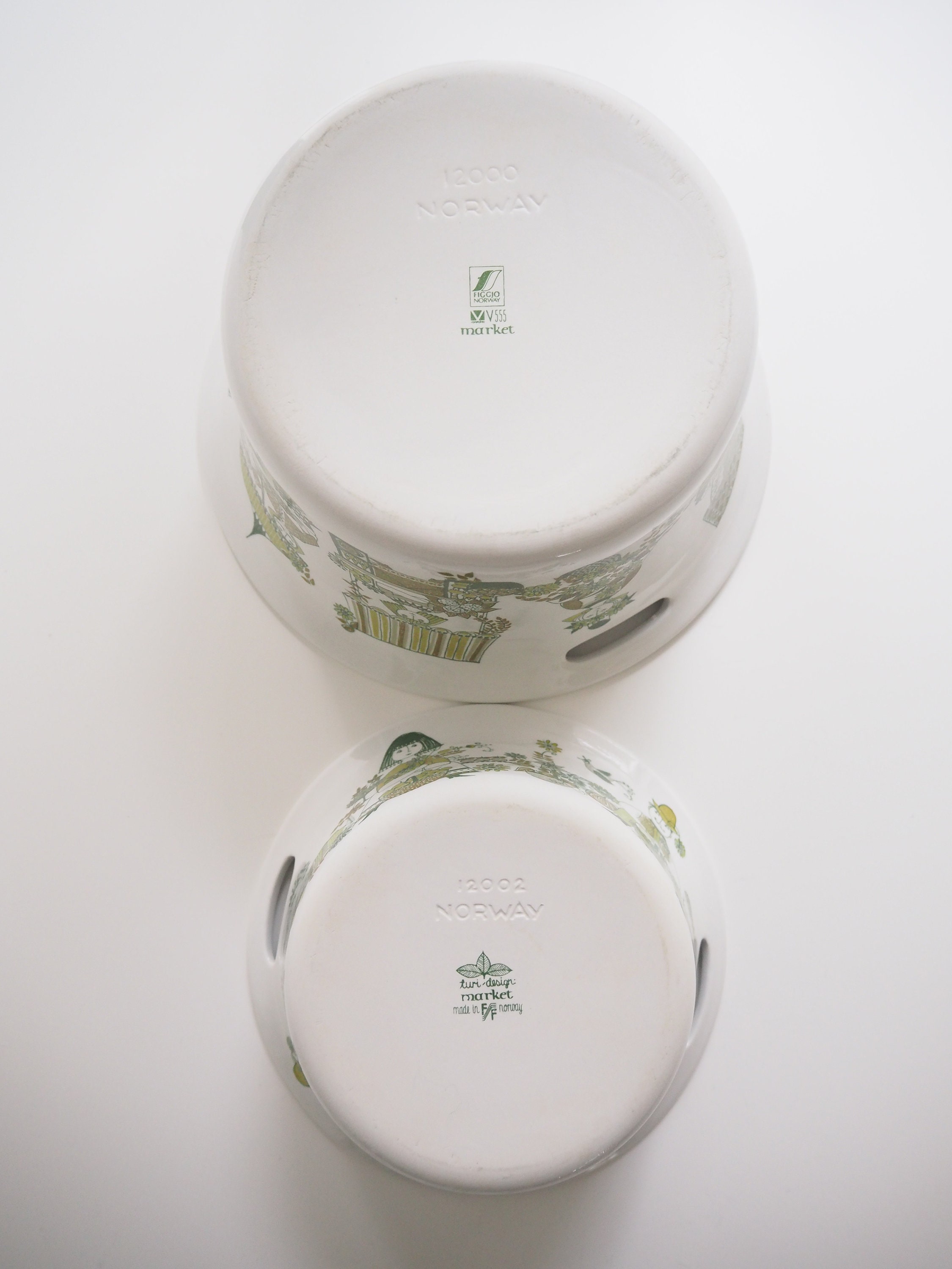 Set of 2 * Figgjo Flint * Casseroles * Market * Scandinavian