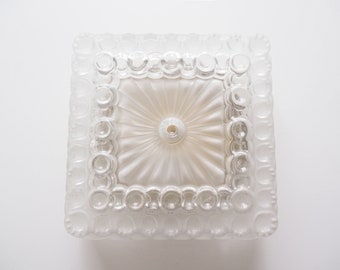 Ceiling light * Glashutte * Limburg * glass * 70s * very good vintage condition