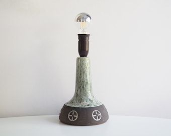 Danish * table lamp * Frank Rasmussen * ceramic * mid century * very good vintage condition