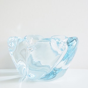 Orrefors * Stella Polaris * bowl * made in Sweden * blue glass * made by Vicke Lindstrand * mid century * very good vintage condition