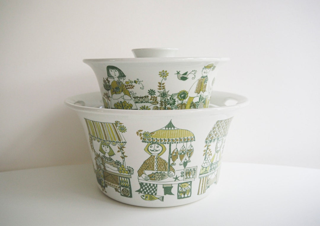 Set of 2 * Figgjo Flint * Casseroles * Market * Scandinavian
