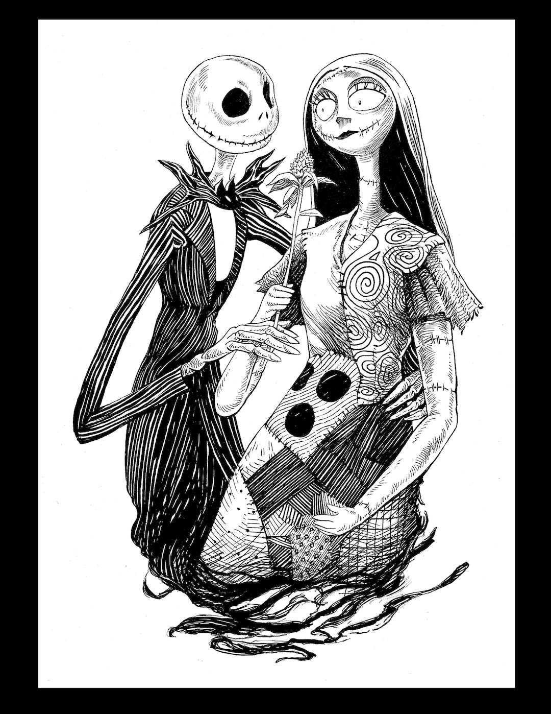 Jack and Sally - Etsy