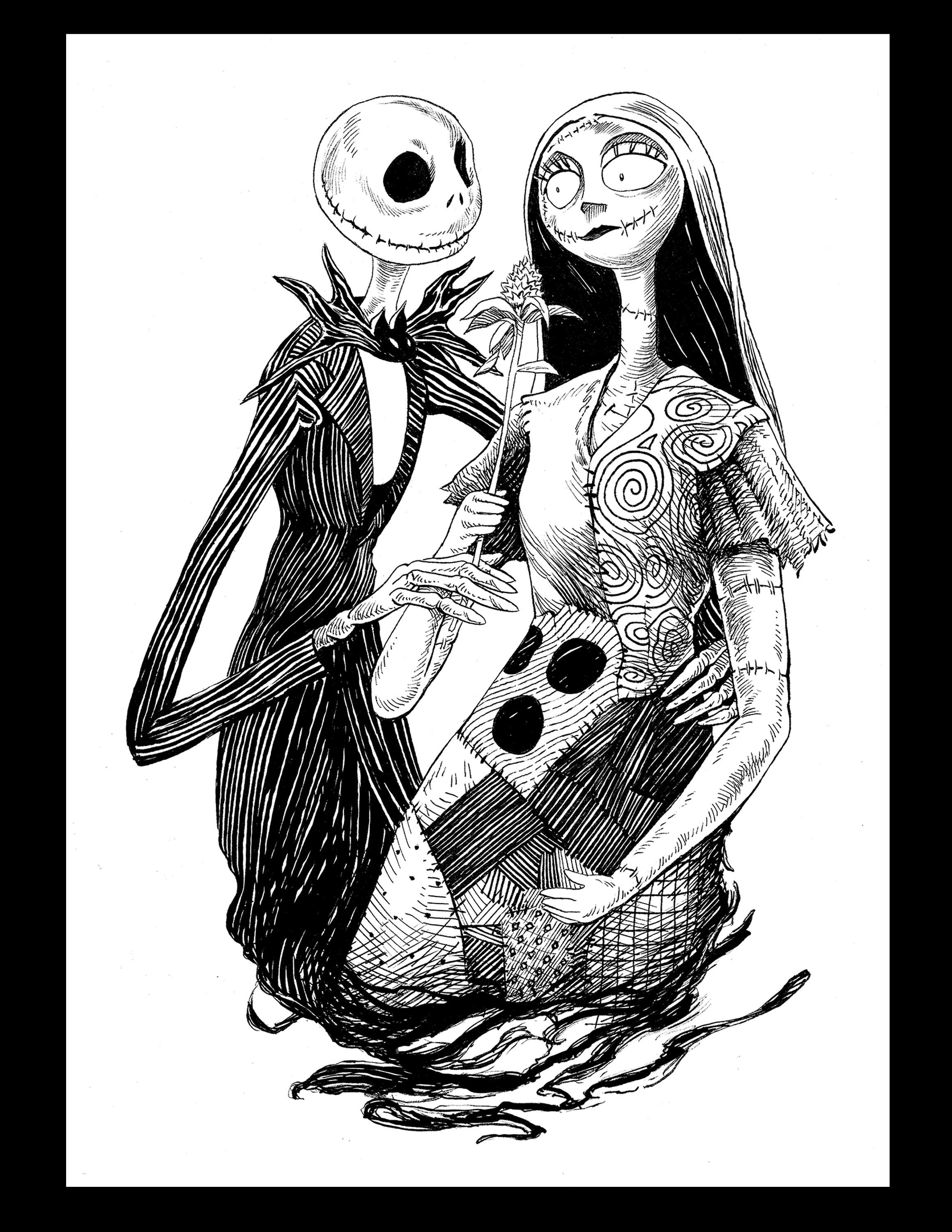 Jack and Sally - Etsy