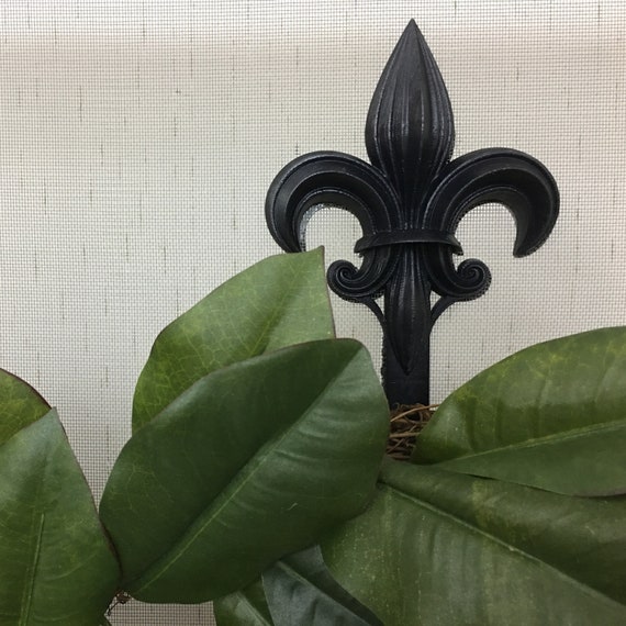 Fleur De Lis Magnetic Wreath Hanger For Glass Doors Etsy