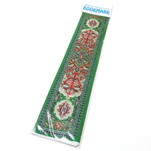 10 Pcs Wholesale Authentic Turkish Carpet Design Miniature Woven Bookmark by Bahar Oya image 5