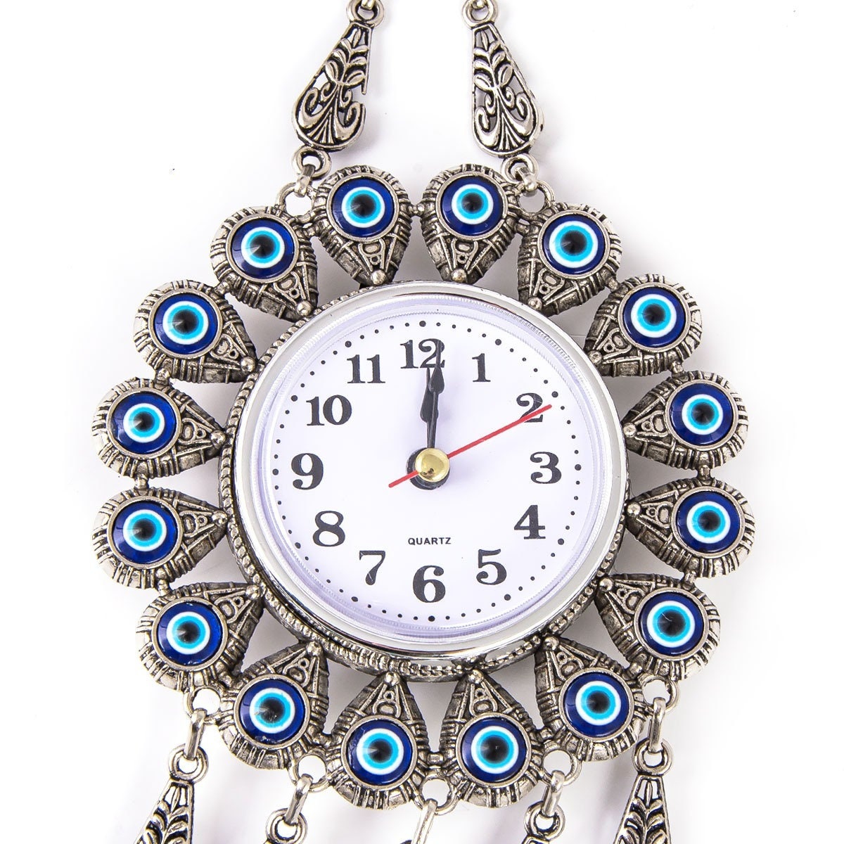 Glass Evil Eye Wall Clock For Home & Office Zamak Decor Etsy