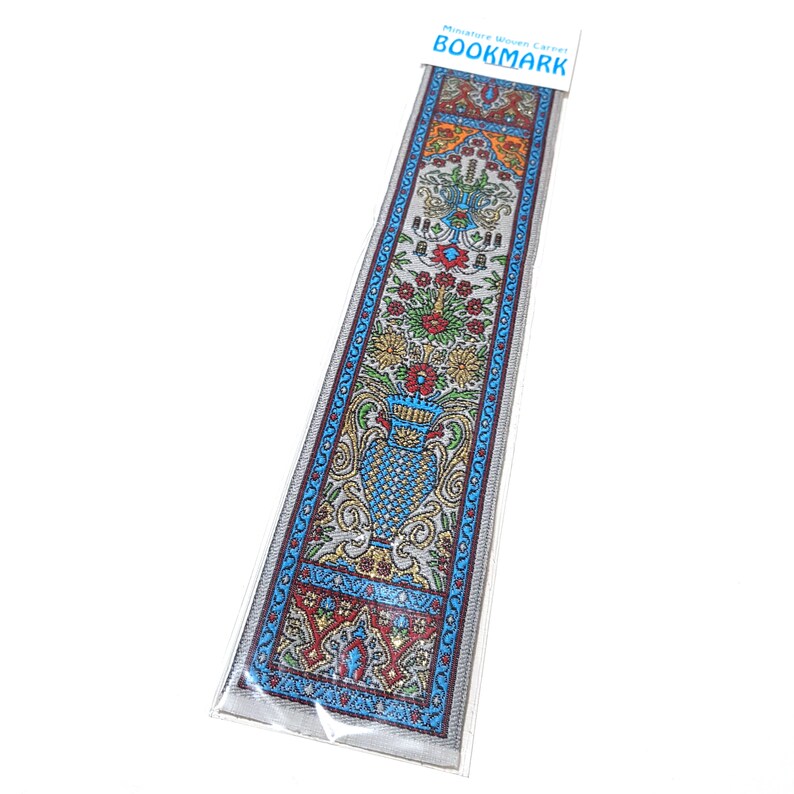 10 Pcs Wholesale Authentic Turkish Carpet Design Miniature Woven Bookmark by Bahar Oya image 7