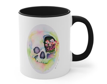 11oz Skull Accent Coffee Mug