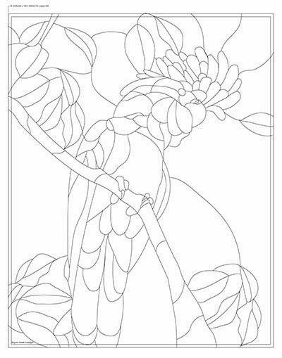 Black Cockatoo Leadlight Pattern - Etsy Australia