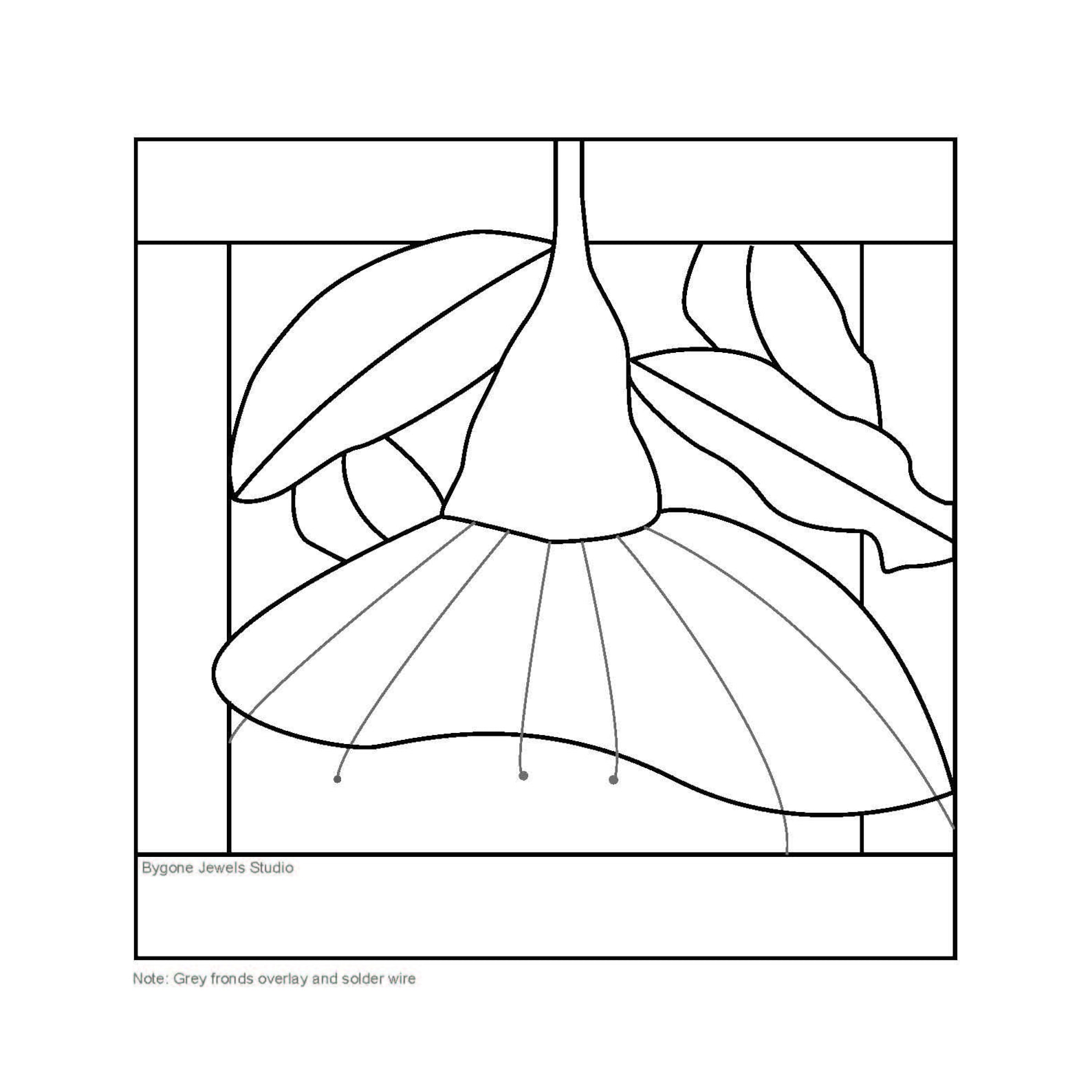 Flowering Gum Leadlight Pattern - Etsy