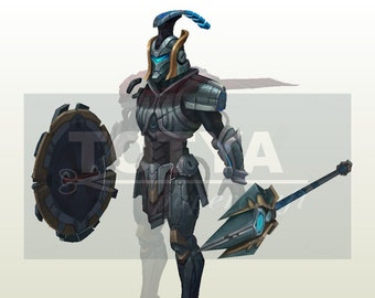 Full Metal Pantheon full cosplay template for foam/paper