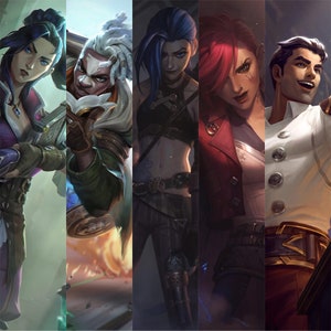 Arcane Season One cosplay bundle templates for foam/paper