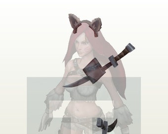 Katarina Kitty Cat Etsy