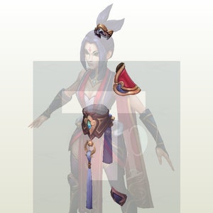 Valiant Sword Riven cosplay template for foam/paper