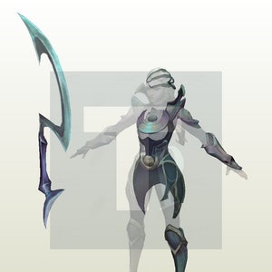 Diana cosplay template for foam/paper