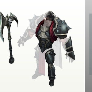 Darius base full cosplay template for foam/paper