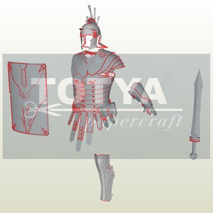 Marius cosplay template for foam/paper
